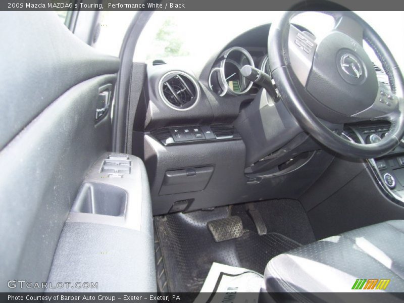 Performance White / Black 2009 Mazda MAZDA6 s Touring