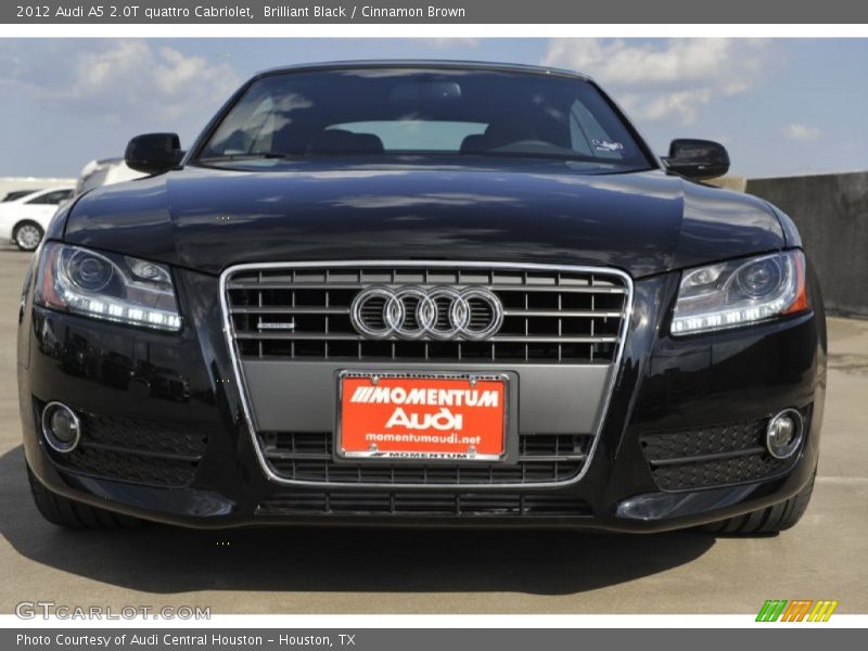 Brilliant Black / Cinnamon Brown 2012 Audi A5 2.0T quattro Cabriolet