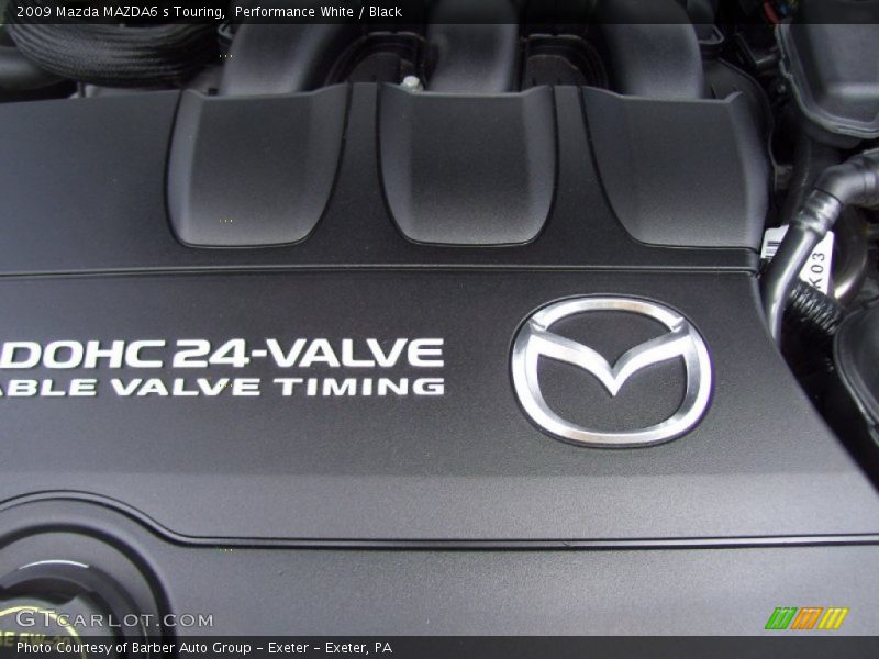 Performance White / Black 2009 Mazda MAZDA6 s Touring