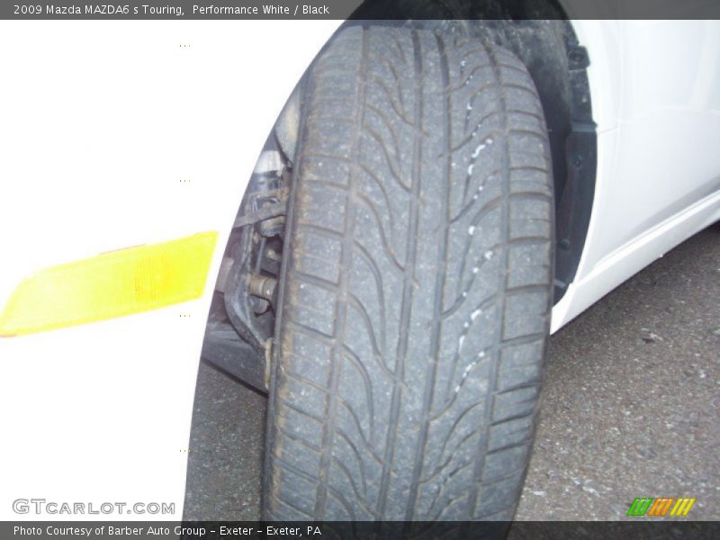 Performance White / Black 2009 Mazda MAZDA6 s Touring