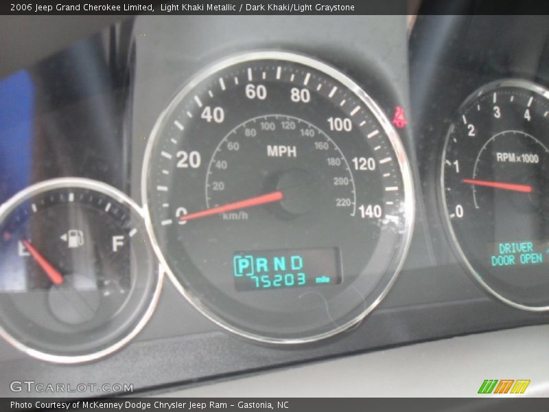 Light Khaki Metallic / Dark Khaki/Light Graystone 2006 Jeep Grand Cherokee Limited