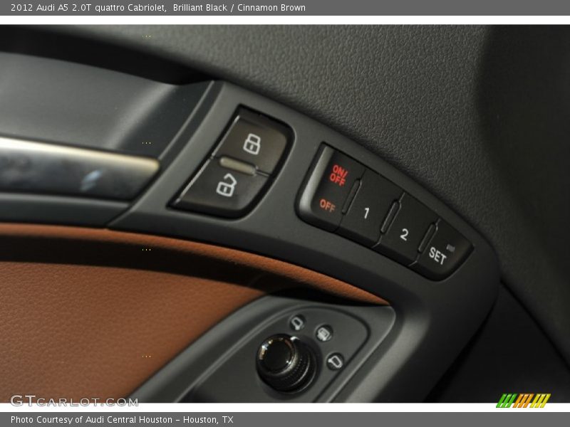 Controls of 2012 A5 2.0T quattro Cabriolet