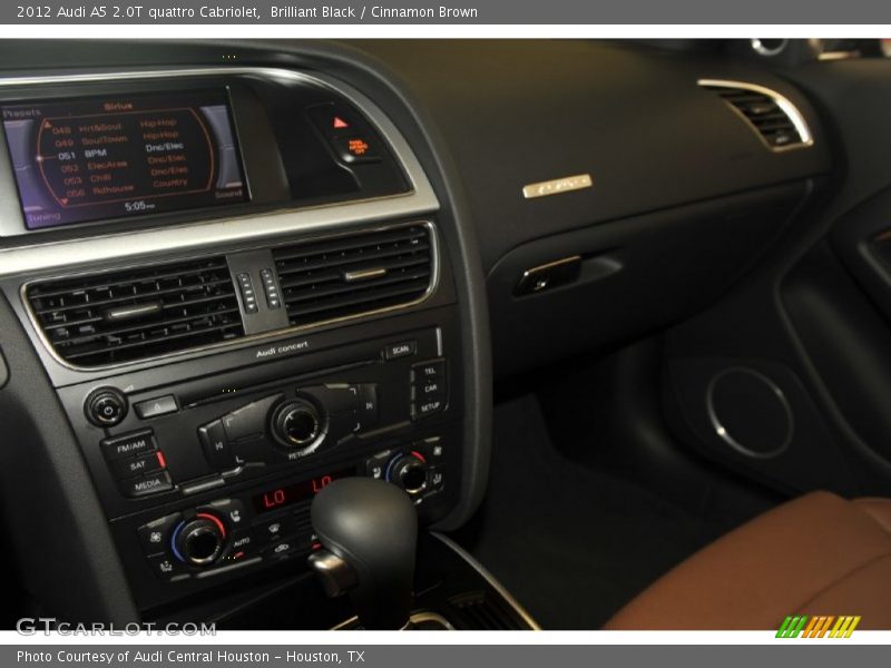 Brilliant Black / Cinnamon Brown 2012 Audi A5 2.0T quattro Cabriolet