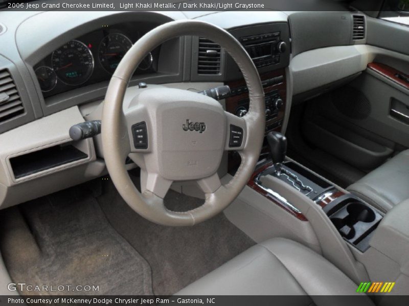 Light Khaki Metallic / Dark Khaki/Light Graystone 2006 Jeep Grand Cherokee Limited