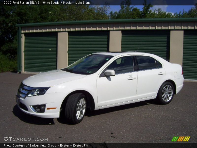 White Suede / Medium Light Stone 2010 Ford Fusion SEL V6
