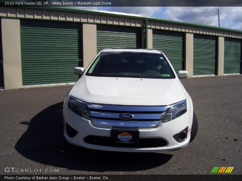 White Suede / Medium Light Stone 2010 Ford Fusion SEL V6