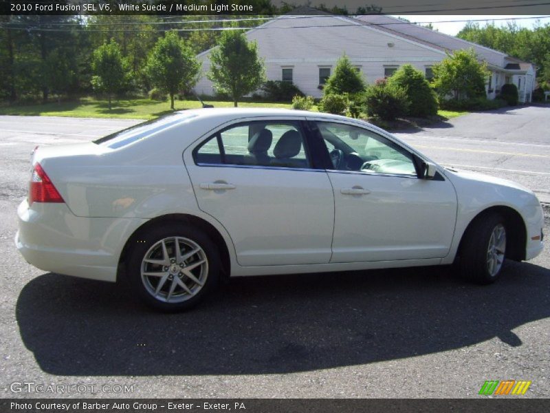 White Suede / Medium Light Stone 2010 Ford Fusion SEL V6