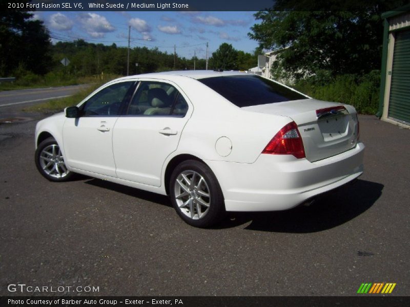 White Suede / Medium Light Stone 2010 Ford Fusion SEL V6