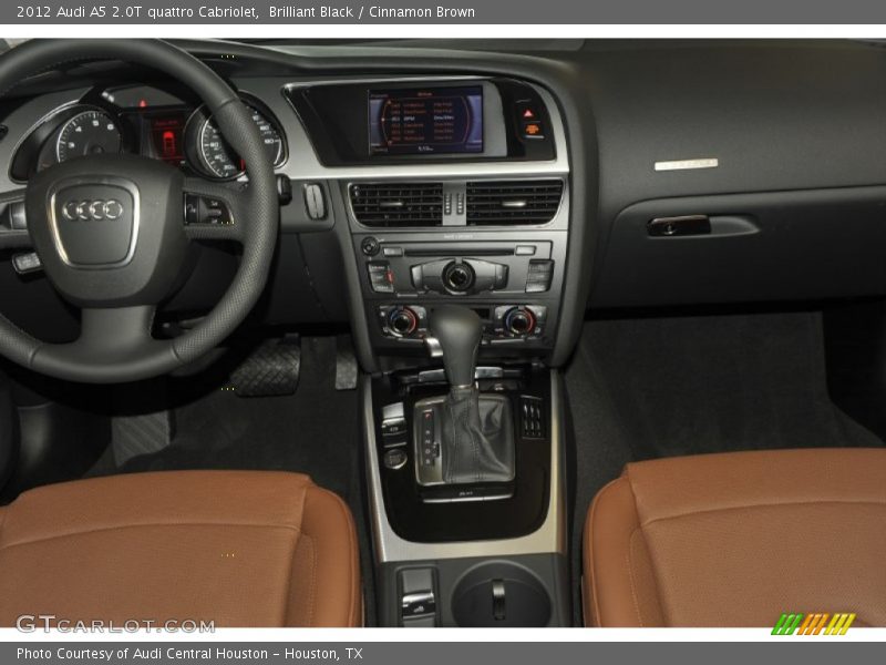 Brilliant Black / Cinnamon Brown 2012 Audi A5 2.0T quattro Cabriolet