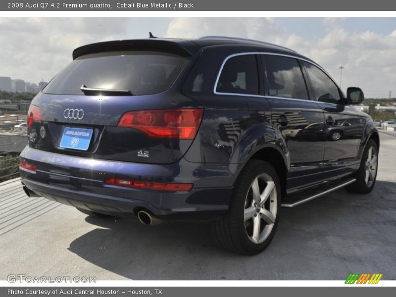 Cobalt Blue Metallic / Black 2008 Audi Q7 4.2 Premium quattro