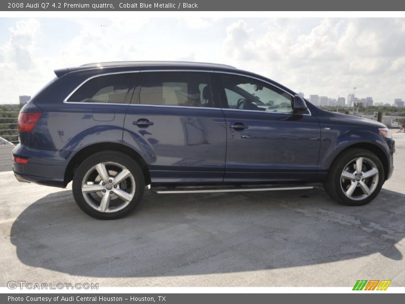 Cobalt Blue Metallic / Black 2008 Audi Q7 4.2 Premium quattro