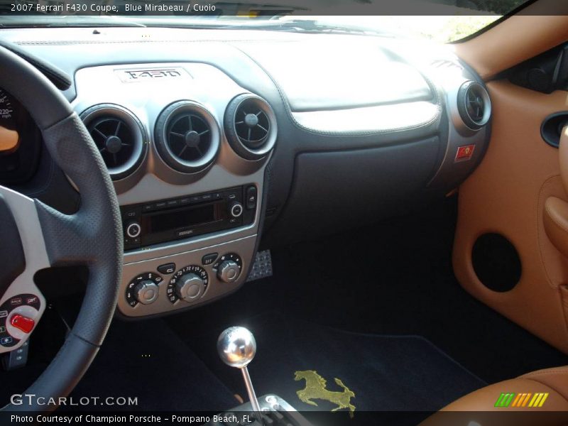 Blue Mirabeau / Cuoio 2007 Ferrari F430 Coupe