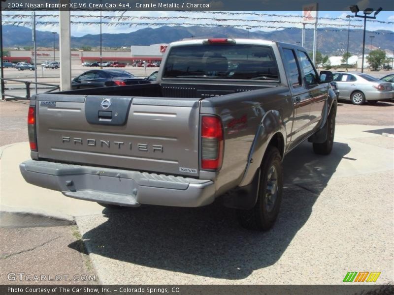 Granite Metallic / Charcoal 2004 Nissan Frontier XE V6 Crew Cab 4x4