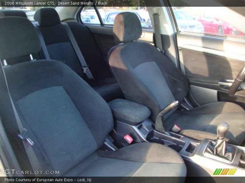 Desert Sand Metallic / Black 2008 Mitsubishi Lancer GTS