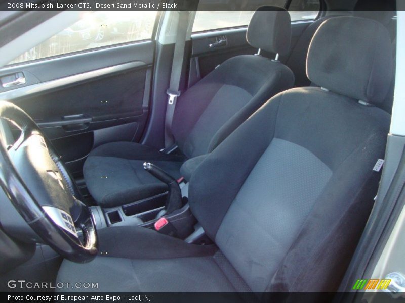 Desert Sand Metallic / Black 2008 Mitsubishi Lancer GTS