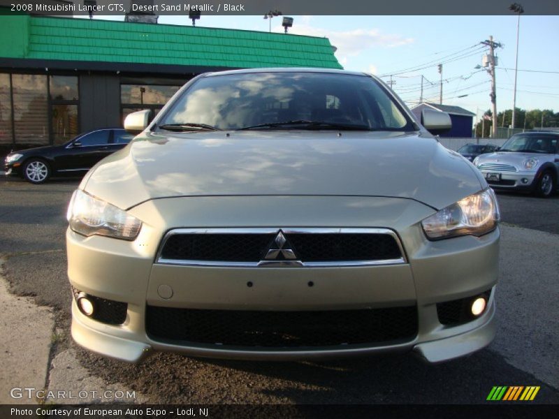 Desert Sand Metallic / Black 2008 Mitsubishi Lancer GTS