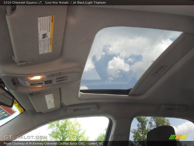 Gold Mist Metallic / Jet Black/Light Titanium 2010 Chevrolet Equinox LT