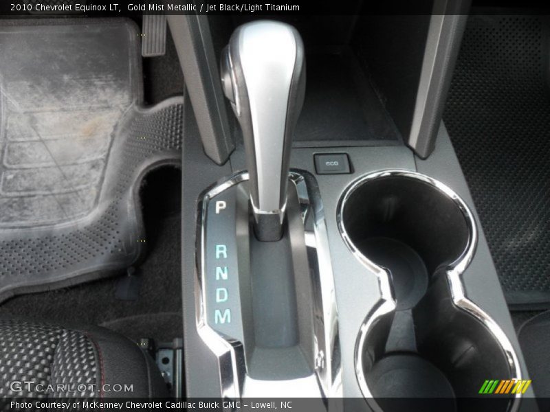 Gold Mist Metallic / Jet Black/Light Titanium 2010 Chevrolet Equinox LT