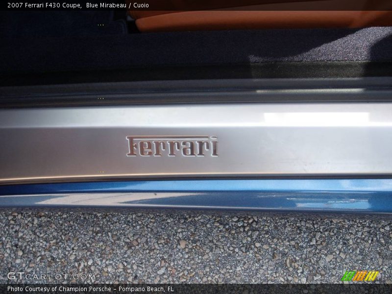 Blue Mirabeau / Cuoio 2007 Ferrari F430 Coupe