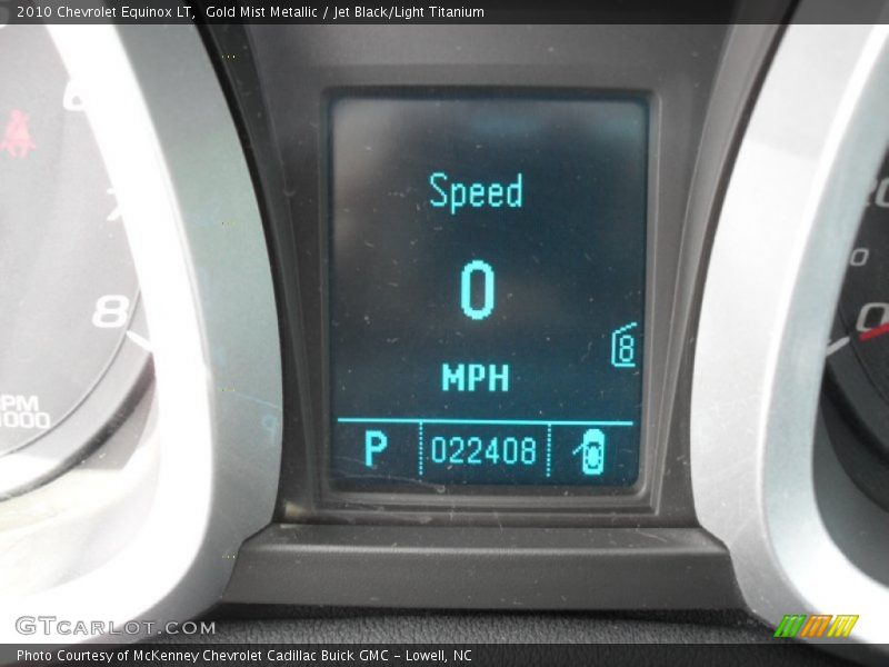 Gold Mist Metallic / Jet Black/Light Titanium 2010 Chevrolet Equinox LT