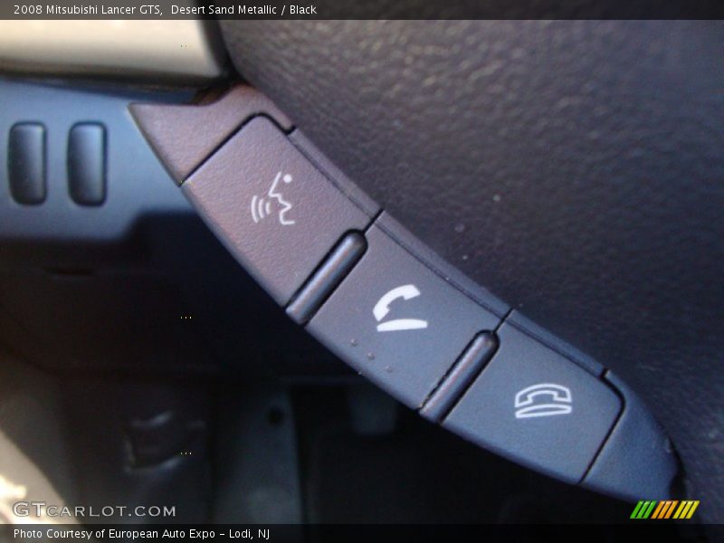 Desert Sand Metallic / Black 2008 Mitsubishi Lancer GTS