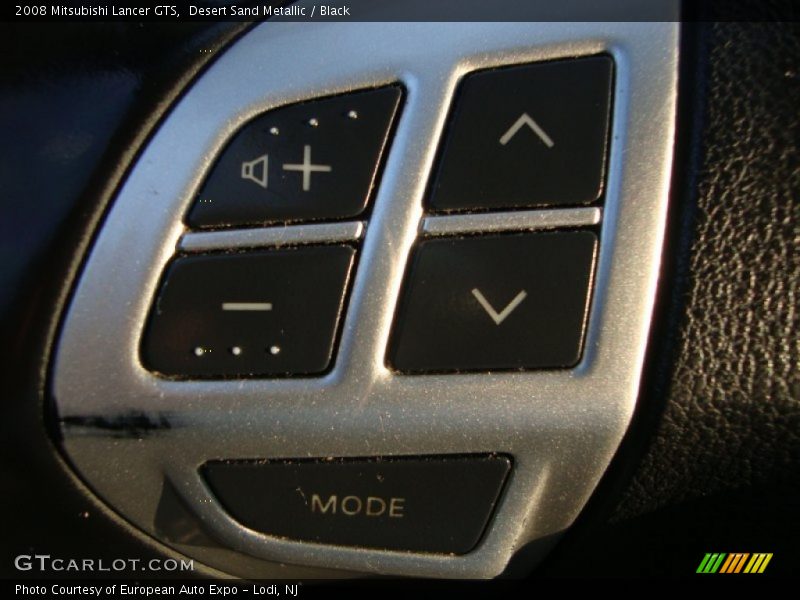 Desert Sand Metallic / Black 2008 Mitsubishi Lancer GTS