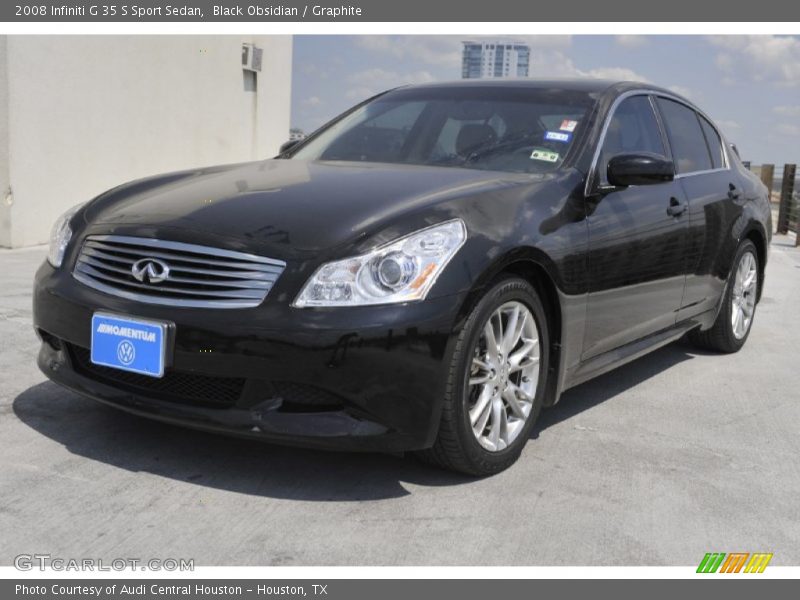 Black Obsidian / Graphite 2008 Infiniti G 35 S Sport Sedan