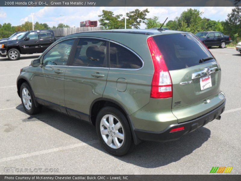 Green Tea Metallic / Ivory 2008 Honda CR-V EX-L