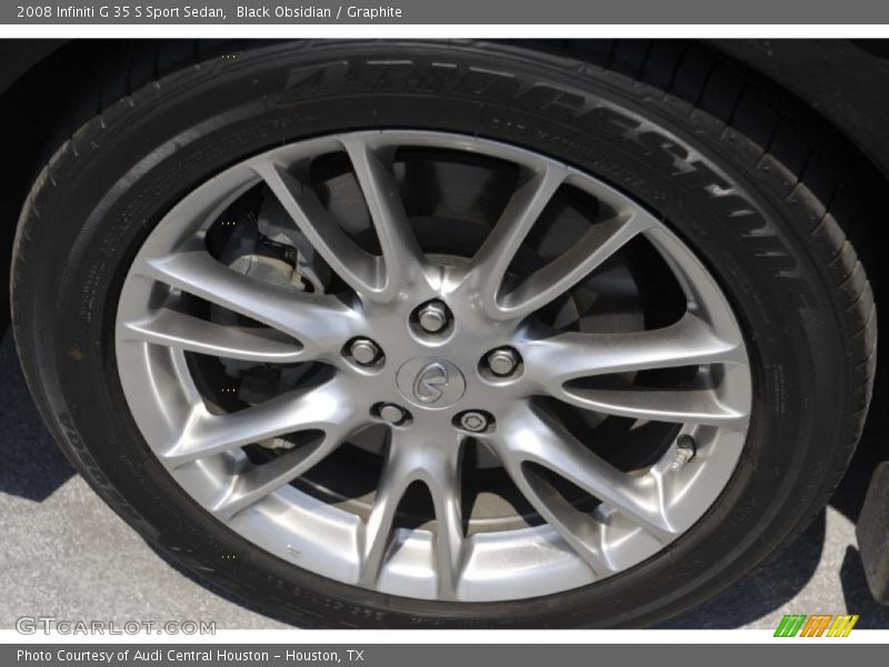 Black Obsidian / Graphite 2008 Infiniti G 35 S Sport Sedan