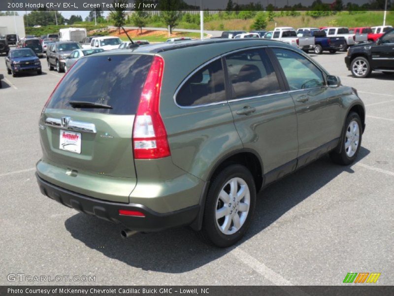 Green Tea Metallic / Ivory 2008 Honda CR-V EX-L