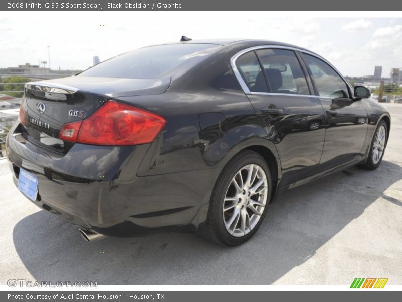 Black Obsidian / Graphite 2008 Infiniti G 35 S Sport Sedan