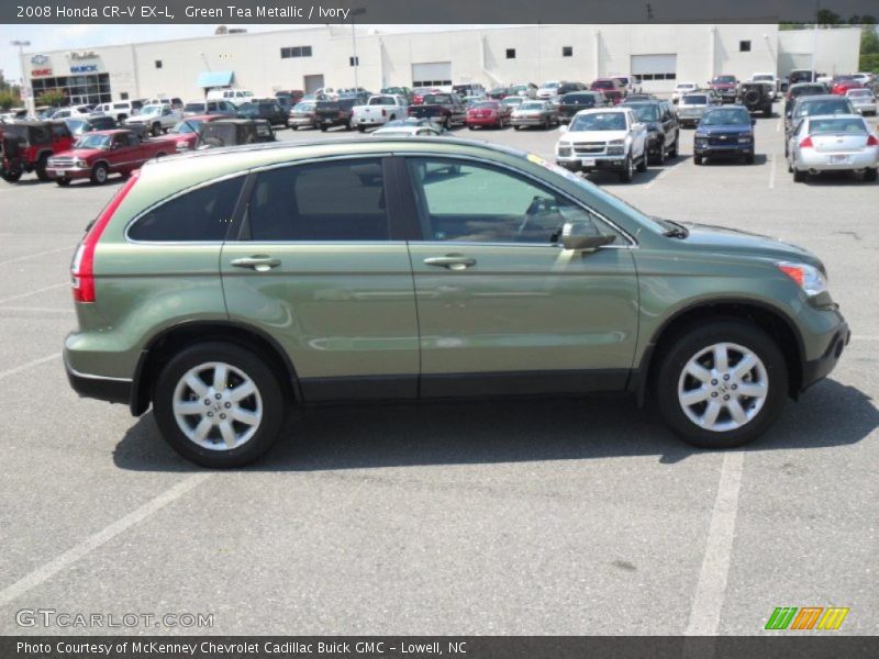 Green Tea Metallic / Ivory 2008 Honda CR-V EX-L