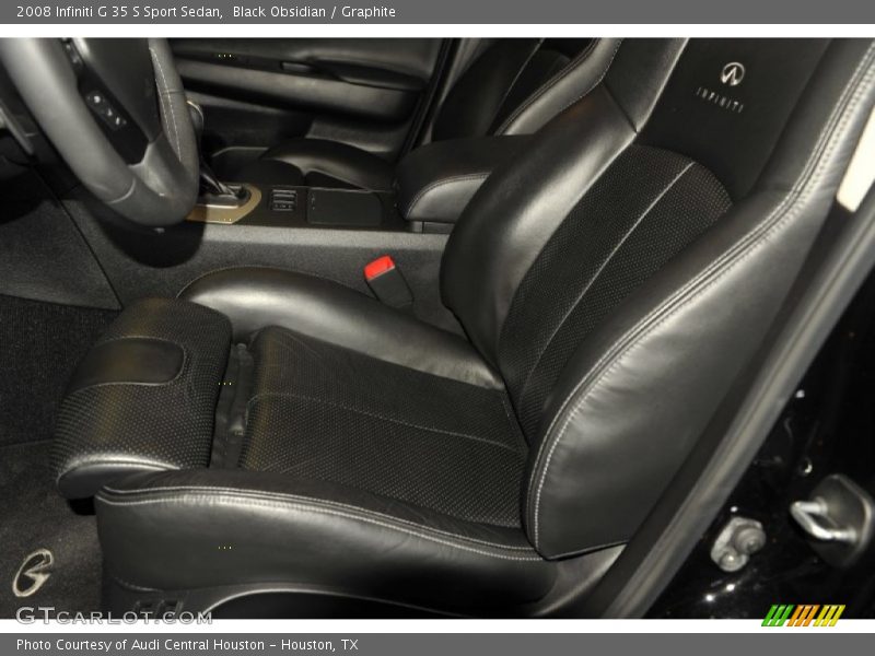 Black Obsidian / Graphite 2008 Infiniti G 35 S Sport Sedan