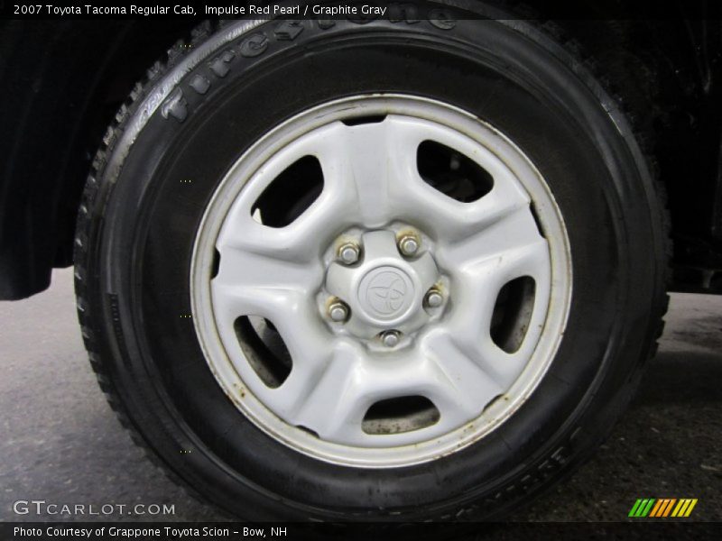 Impulse Red Pearl / Graphite Gray 2007 Toyota Tacoma Regular Cab