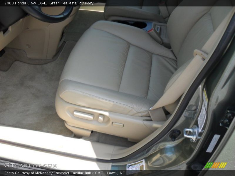 Green Tea Metallic / Ivory 2008 Honda CR-V EX-L