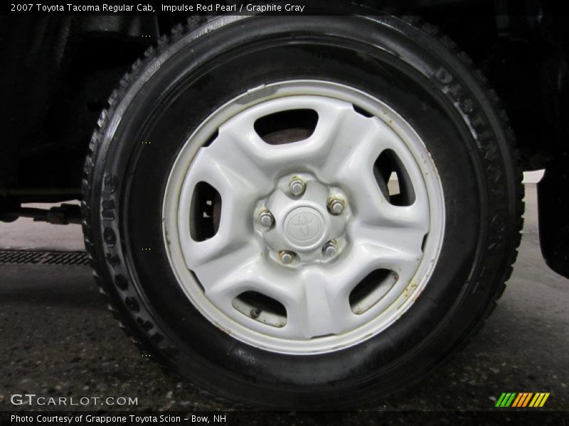 Impulse Red Pearl / Graphite Gray 2007 Toyota Tacoma Regular Cab
