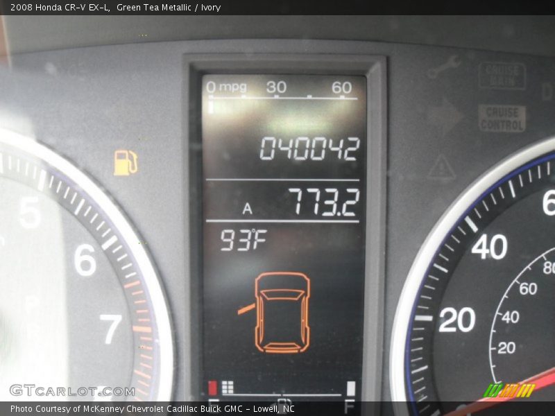 Green Tea Metallic / Ivory 2008 Honda CR-V EX-L