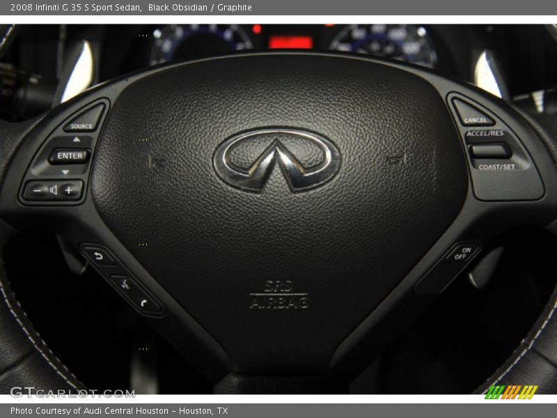 Black Obsidian / Graphite 2008 Infiniti G 35 S Sport Sedan