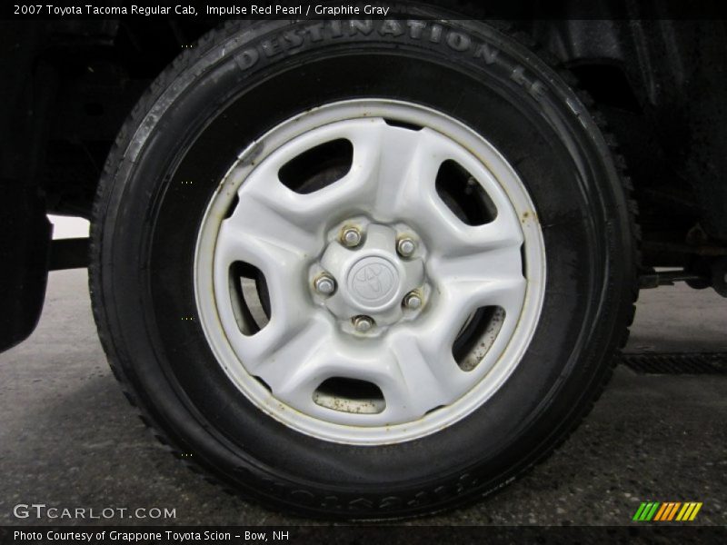 Impulse Red Pearl / Graphite Gray 2007 Toyota Tacoma Regular Cab