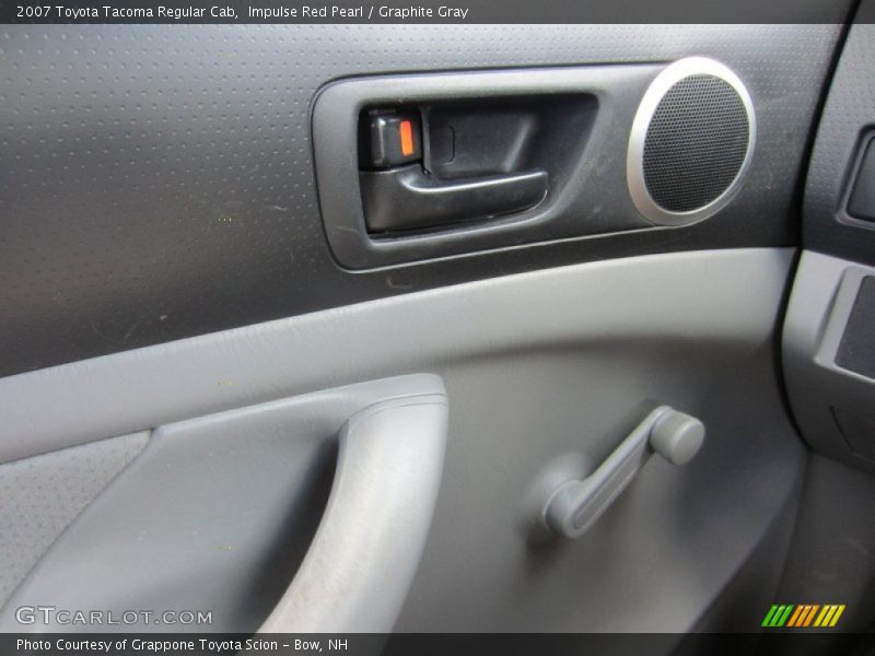 Impulse Red Pearl / Graphite Gray 2007 Toyota Tacoma Regular Cab