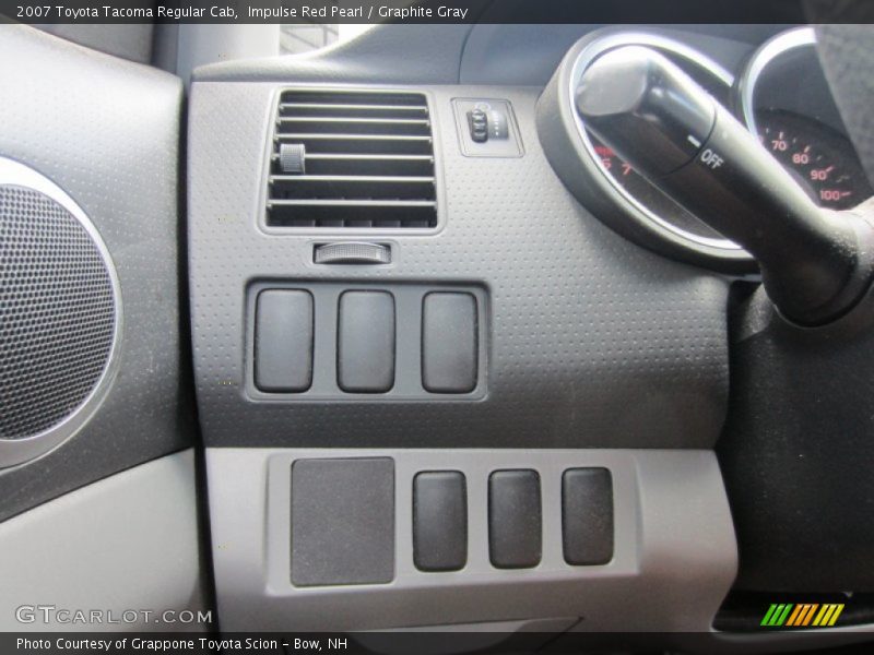 Impulse Red Pearl / Graphite Gray 2007 Toyota Tacoma Regular Cab