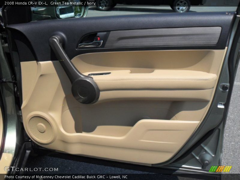 Green Tea Metallic / Ivory 2008 Honda CR-V EX-L