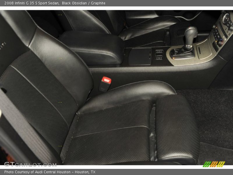 Black Obsidian / Graphite 2008 Infiniti G 35 S Sport Sedan
