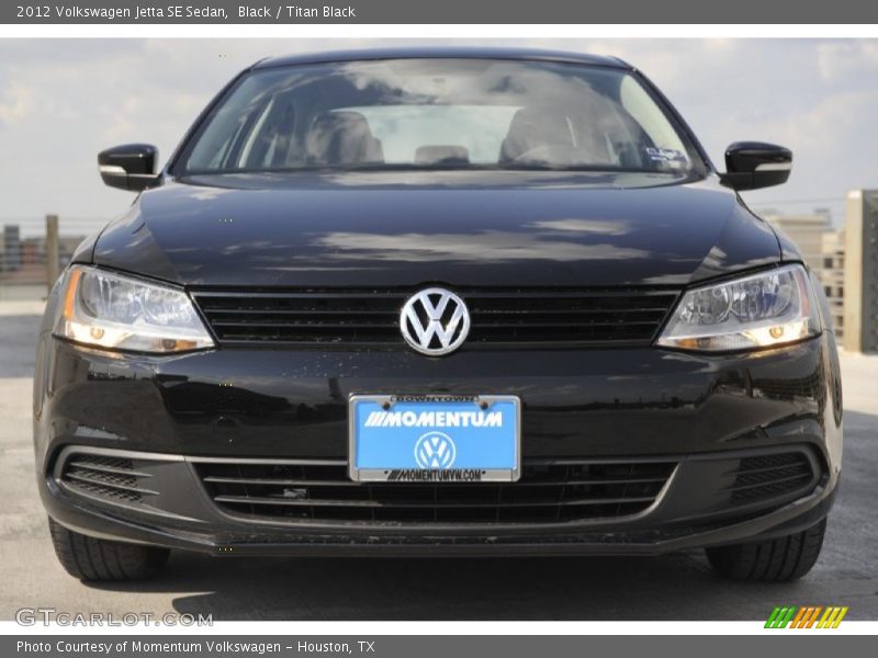 Black / Titan Black 2012 Volkswagen Jetta SE Sedan