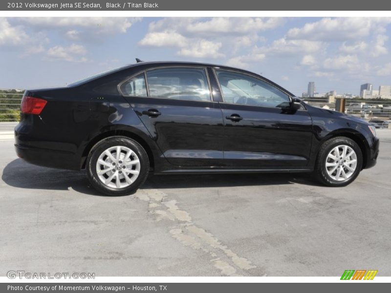 Black / Titan Black 2012 Volkswagen Jetta SE Sedan