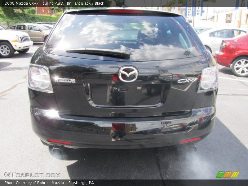 Brilliant Black / Black 2008 Mazda CX-7 Touring AWD