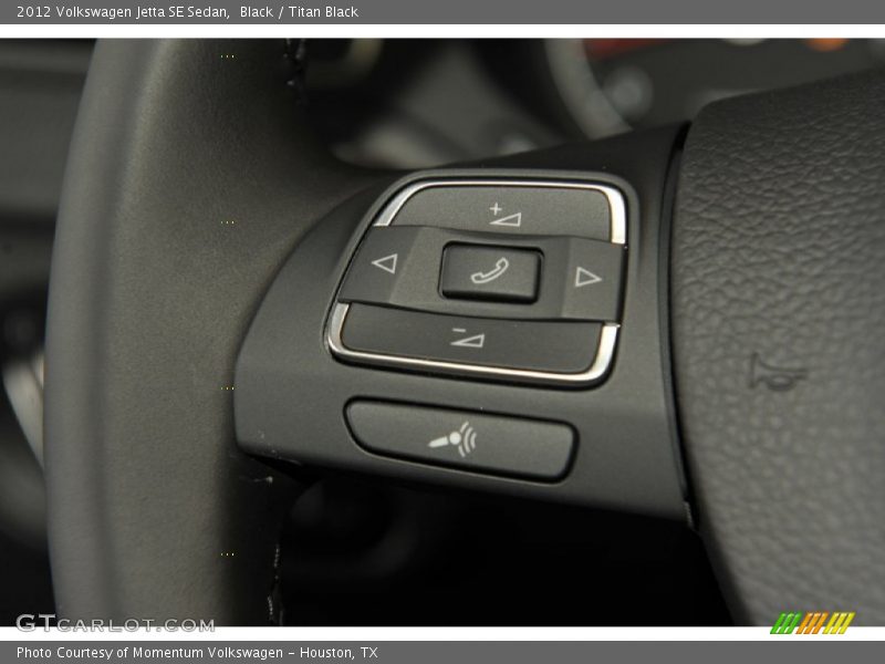 Black / Titan Black 2012 Volkswagen Jetta SE Sedan