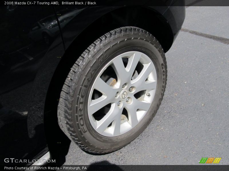 Brilliant Black / Black 2008 Mazda CX-7 Touring AWD
