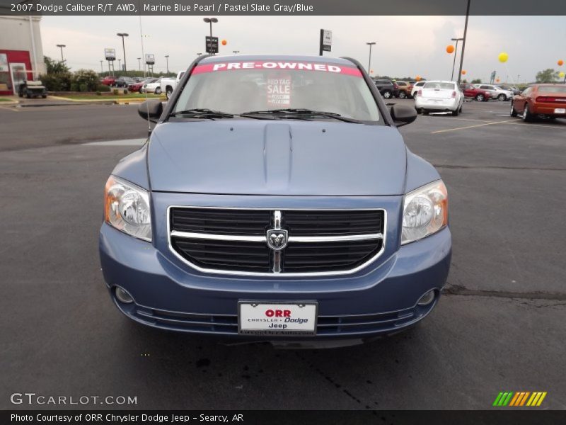 Marine Blue Pearl / Pastel Slate Gray/Blue 2007 Dodge Caliber R/T AWD