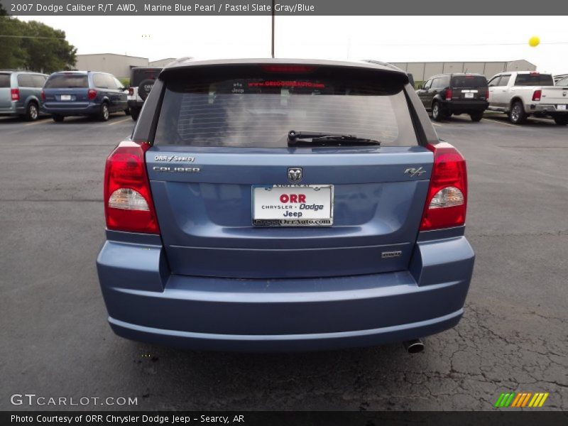 Marine Blue Pearl / Pastel Slate Gray/Blue 2007 Dodge Caliber R/T AWD
